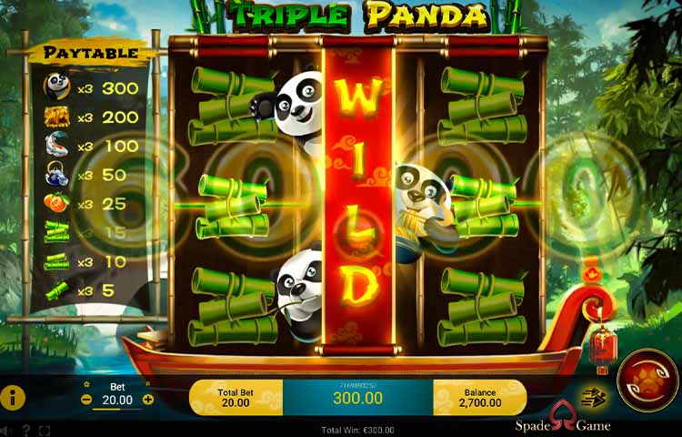 Triple Panda Slot สล็อตแพนด้า ค่าย SG